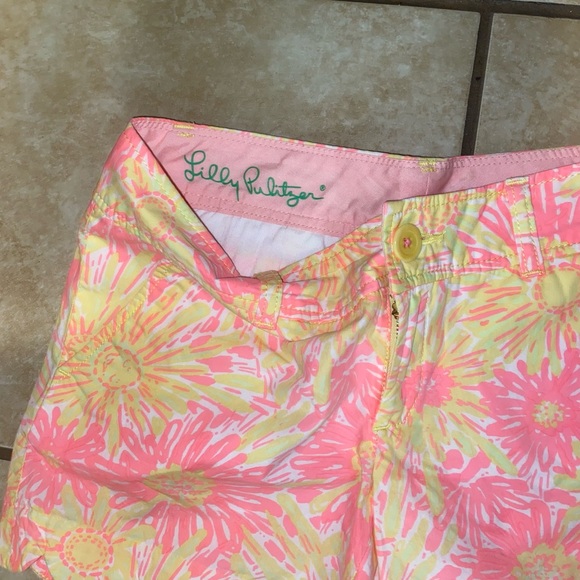 Lilly Pulitzer Buttercup Shorts Sunkissed Glow - Picture 5 of 6